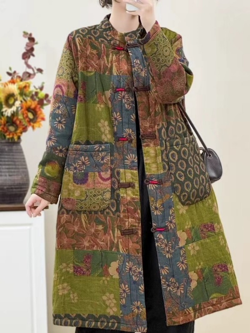 Ethnic Style Retro Floral Plat - Winter Ethnic Fashion For Women บทวิจารณ์และราคา