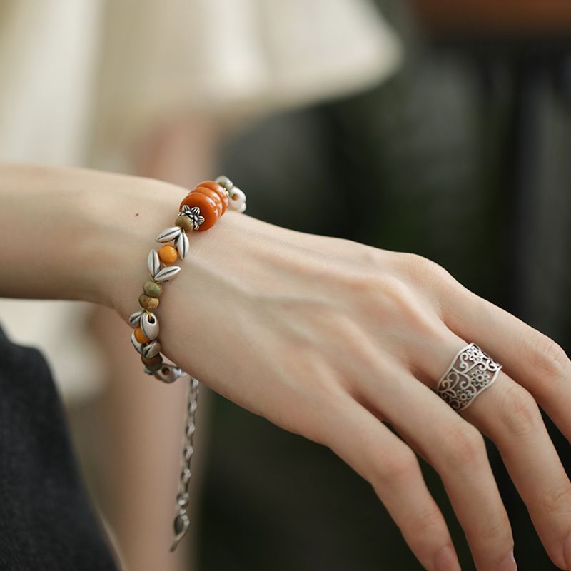 Yellow Disc Round Bead Spacer  - Ethnic Wear Fashion Designer บทวิจารณ์และราคา