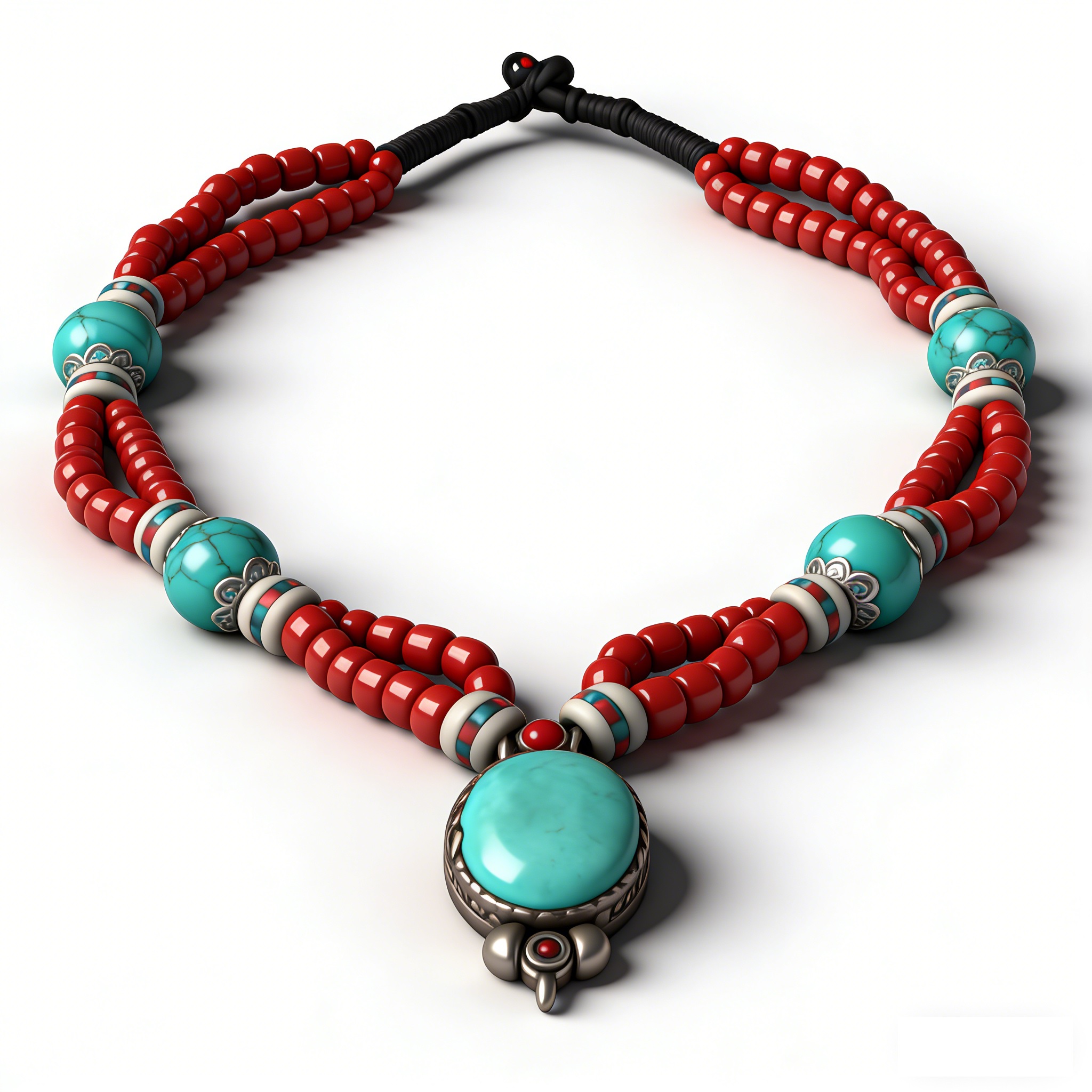 Nepal Necklace Tibetan Ethnic  - Ethnic Wear Fashion Designer บทวิจารณ์และราคา
