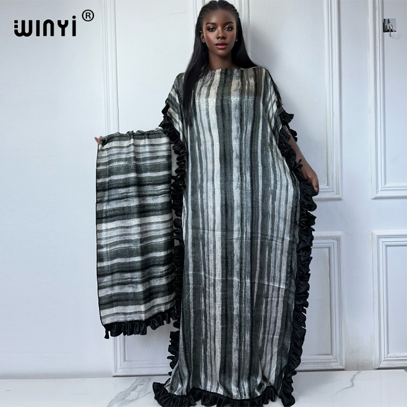 WINYI Bohemian Summer Beach Dr - Kaftan Women Boho บทวิจารณ์และราคา