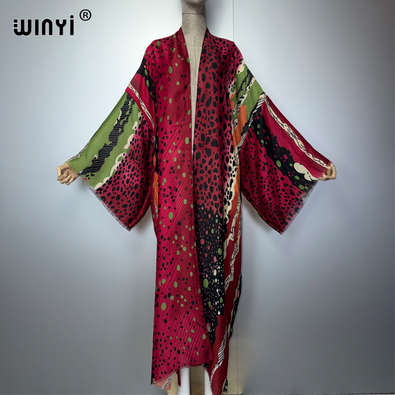 WINYI Bohemian Kimono Loose Ca - Kaftan Women Boho บทวิจารณ์และราคา