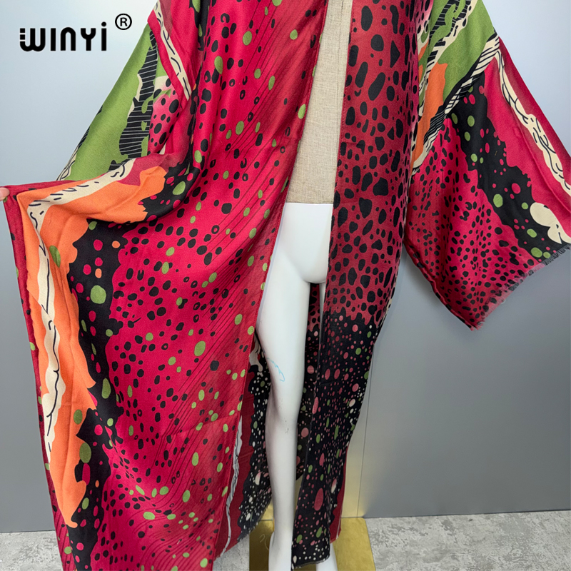 WINYI Bohemian Kimono Loose Ca - Kaftan Women Boho บทวิจารณ์และราคา