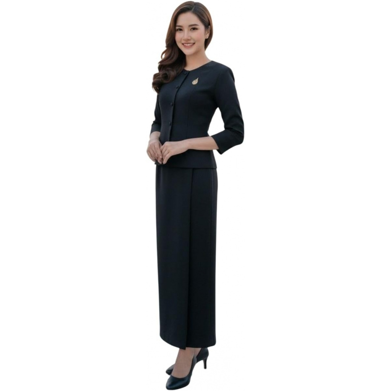 Traditional Thai Ruean Ton Lon - Thai Silk Blouse บทวิจารณ์และราคา