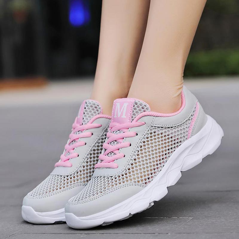 Summer Breathable Sneakers Wom - Latest Ethnic Fashion For Women บทวิจารณ์และราคา
