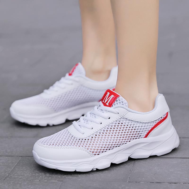 Summer Breathable Sneakers Wom - Latest Ethnic Fashion For Women บทวิจารณ์และราคา