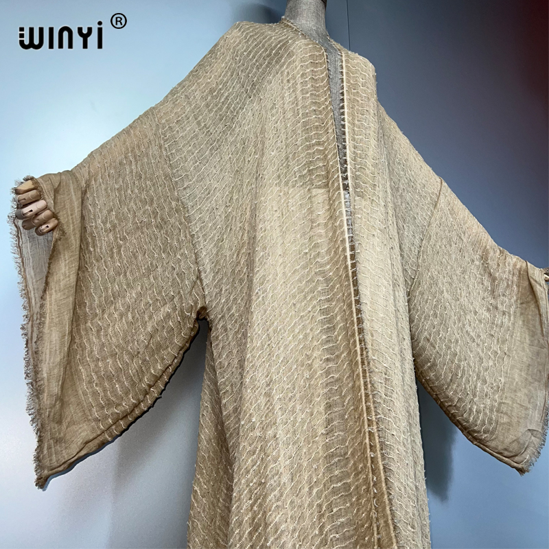 WINYI Geometric print kimono k - Kaftan Women Boho บทวิจารณ์และราคา