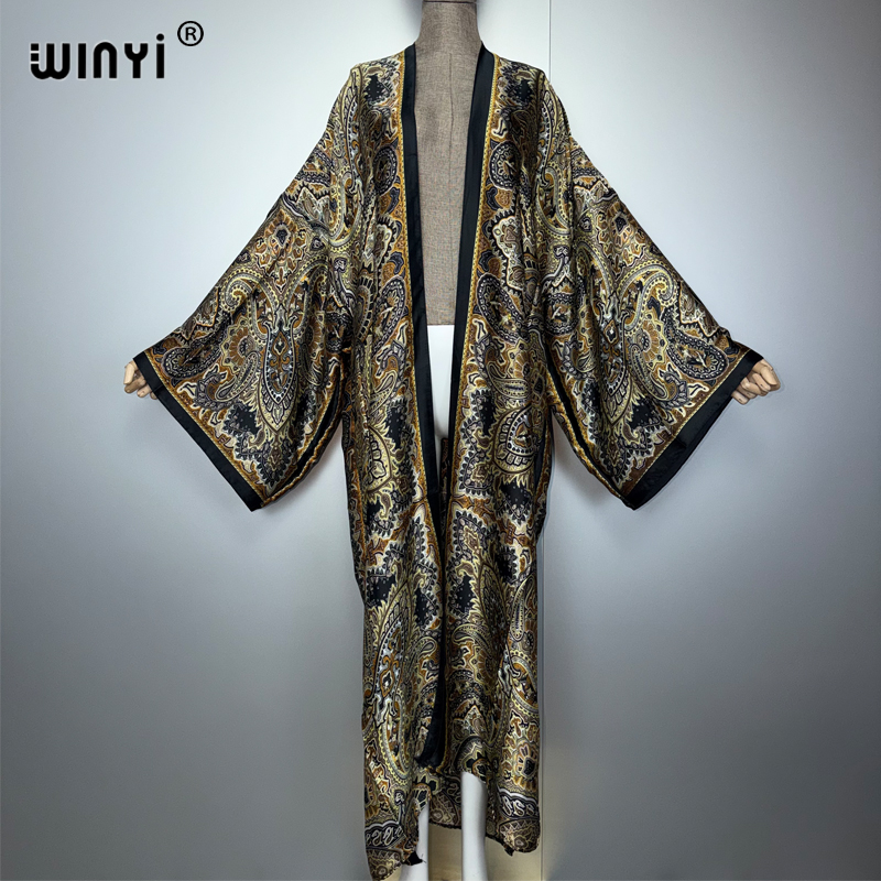 WINYI kimono summer Cardigan a - Kaftan Women Boho บทวิจารณ์และราคา