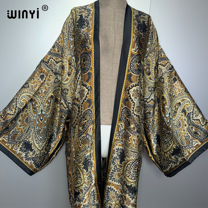 WINYI kimono summer Cardigan a - Kaftan Women Boho บทวิจารณ์และราคา