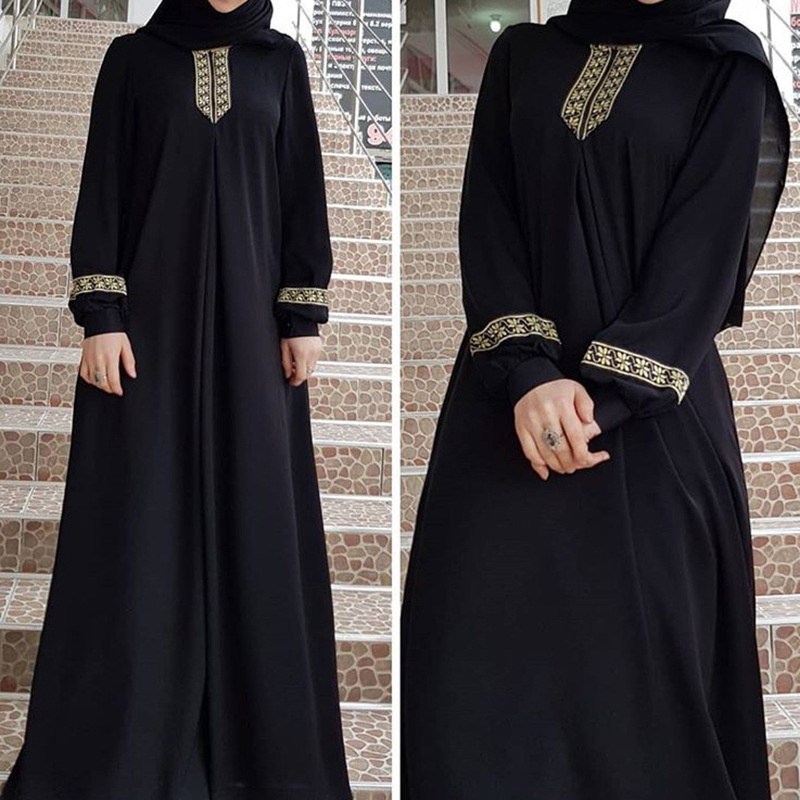 Muslim Ethnic Style Print Abay - Winter Ethnic Fashion For Women บทวิจารณ์และราคา