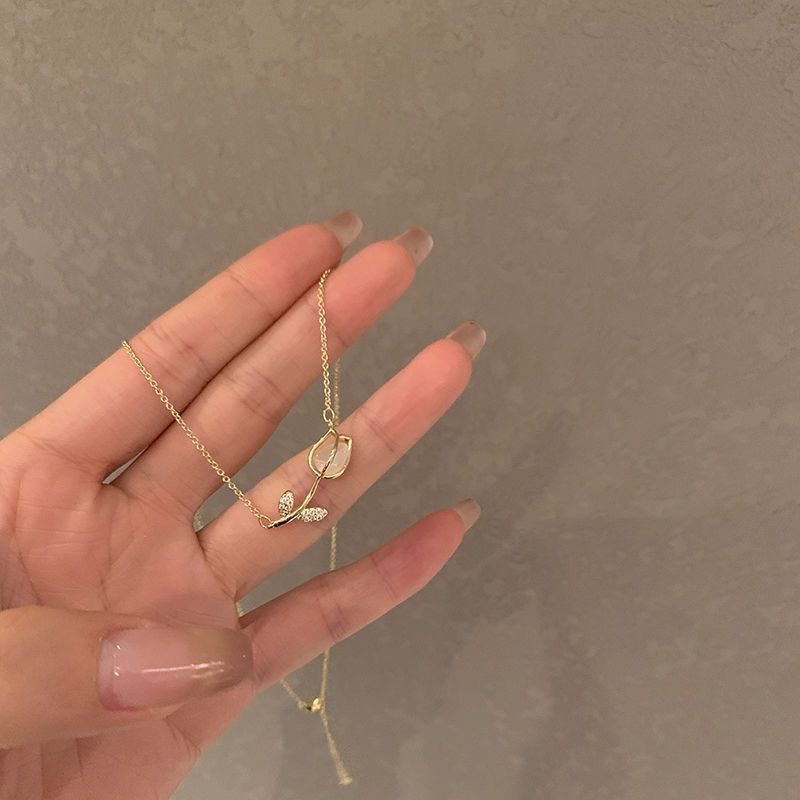 Korean Girl Necklace Sweet New - Ethnic Fashion Sale บทวิจารณ์และราคา