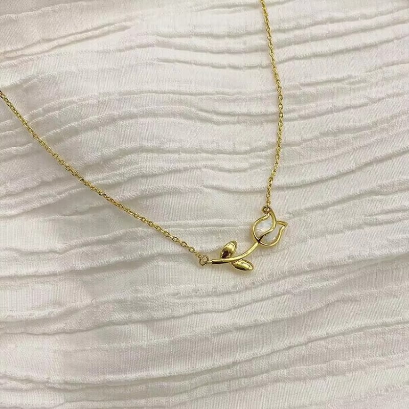 Korean Girl Necklace Sweet New - Ethnic Fashion Sale บทวิจารณ์และราคา