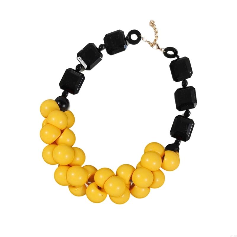  Layer Resin Beads Necklace Ha - Ethnic Wear Fashion Designer บทวิจารณ์และราคา