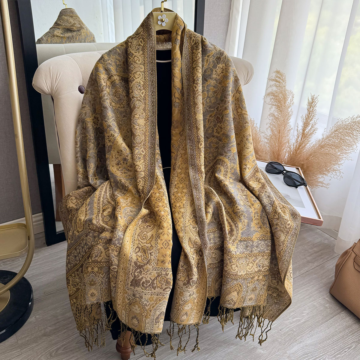2025 Tassel Blanket Design Eth - Winter Ethnic Fashion For Women บทวิจารณ์และราคา