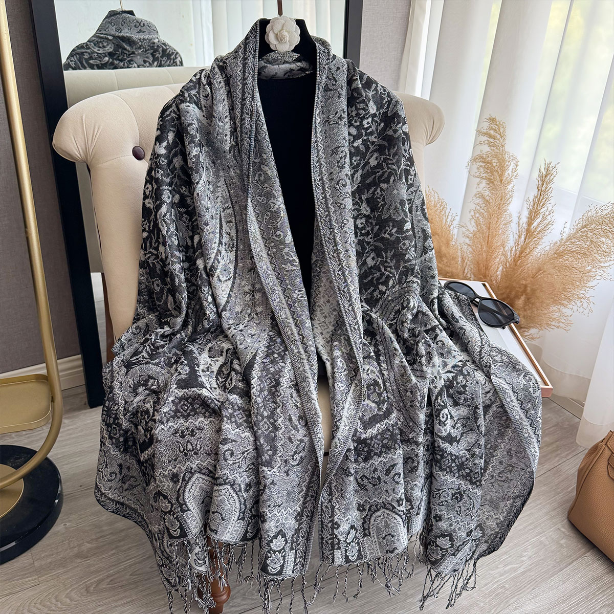 2025 Tassel Blanket Design Eth - Winter Ethnic Fashion For Women บทวิจารณ์และราคา