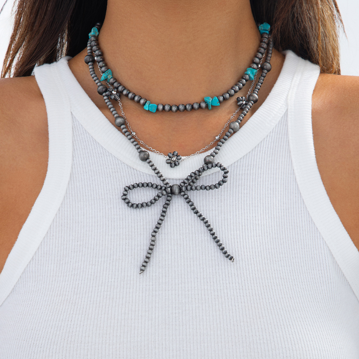 Bohemian Navajo Beaded Necklac - Ethnic Fashion Sale บทวิจารณ์และราคา