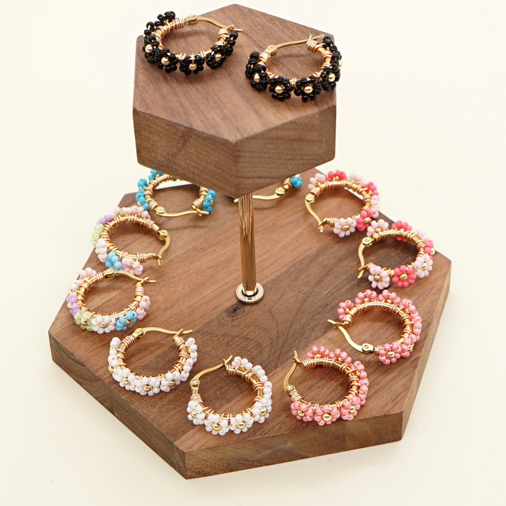 Boho Miyuki Flower Moon Cross  - Latest Ethnic Fashion For Women บทวิจารณ์และราคา