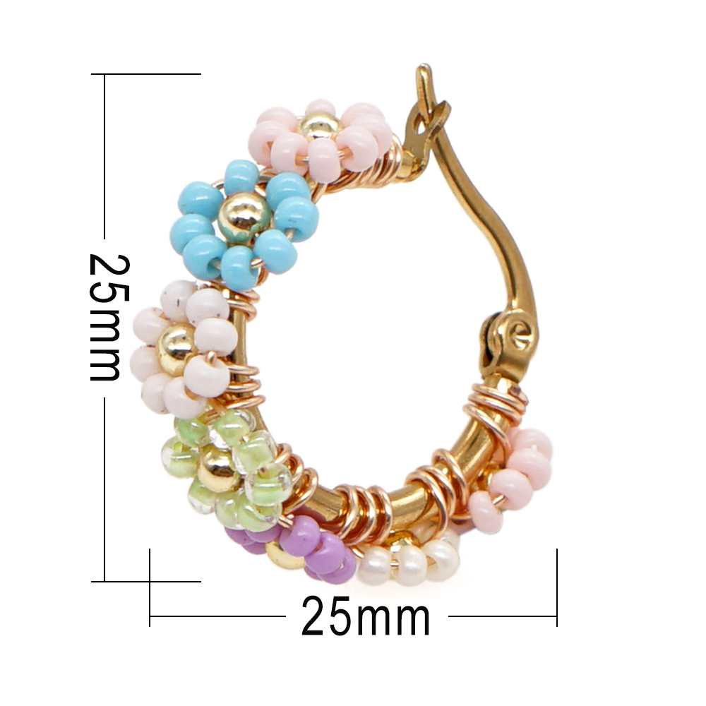 Boho Miyuki Flower Moon Cross  - Latest Ethnic Fashion For Women บทวิจารณ์และราคา