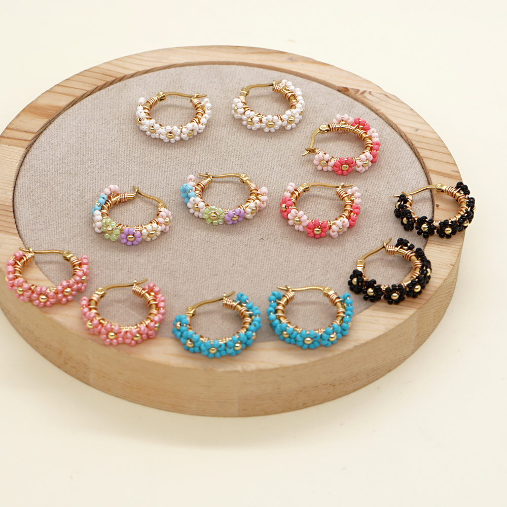 Boho Miyuki Flower Moon Cross  - Latest Ethnic Fashion For Women บทวิจารณ์และราคา
