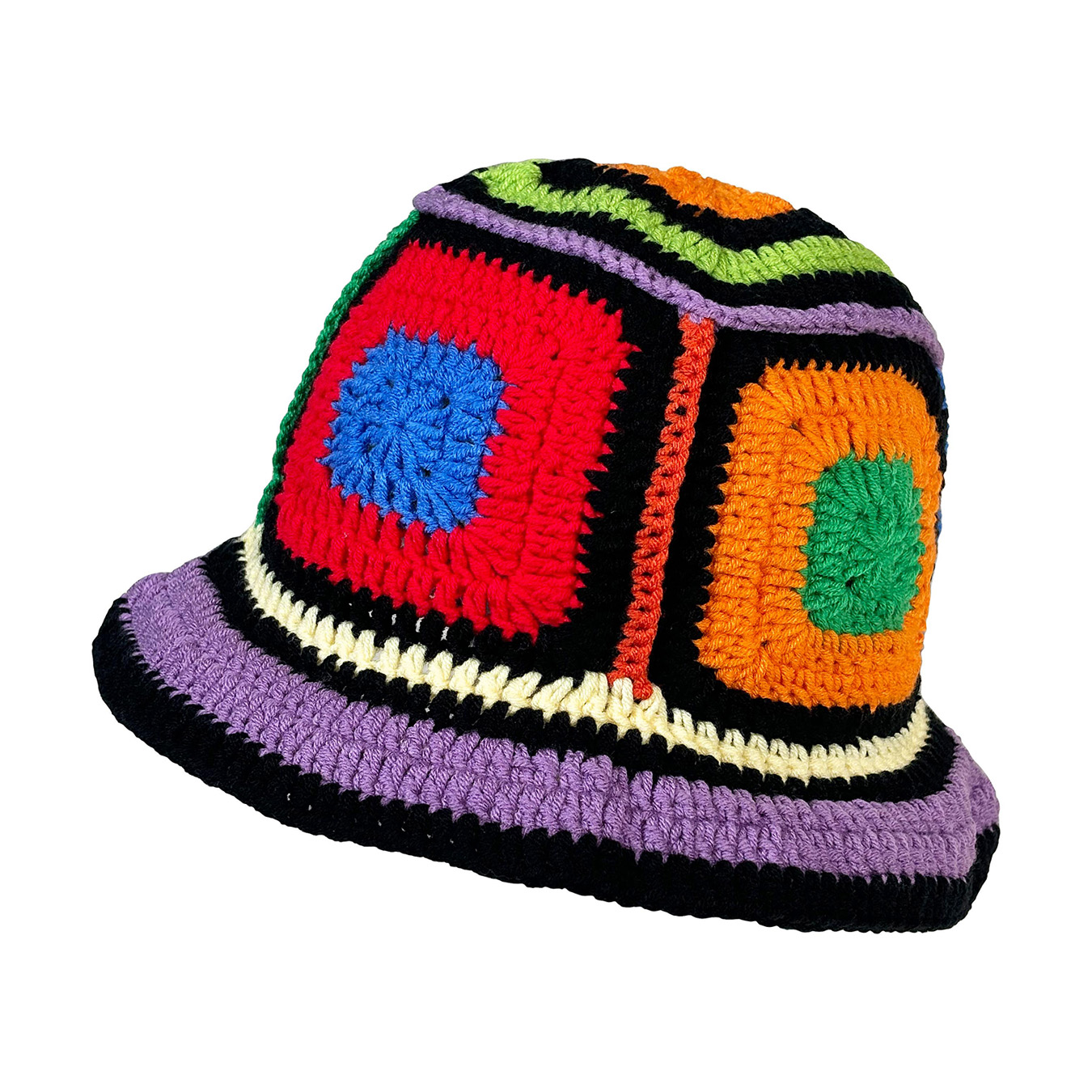 Purple-Edged Zuma Hat, Hand-Kn - Ethnic Wear Fashion Designer บทวิจารณ์และราคา