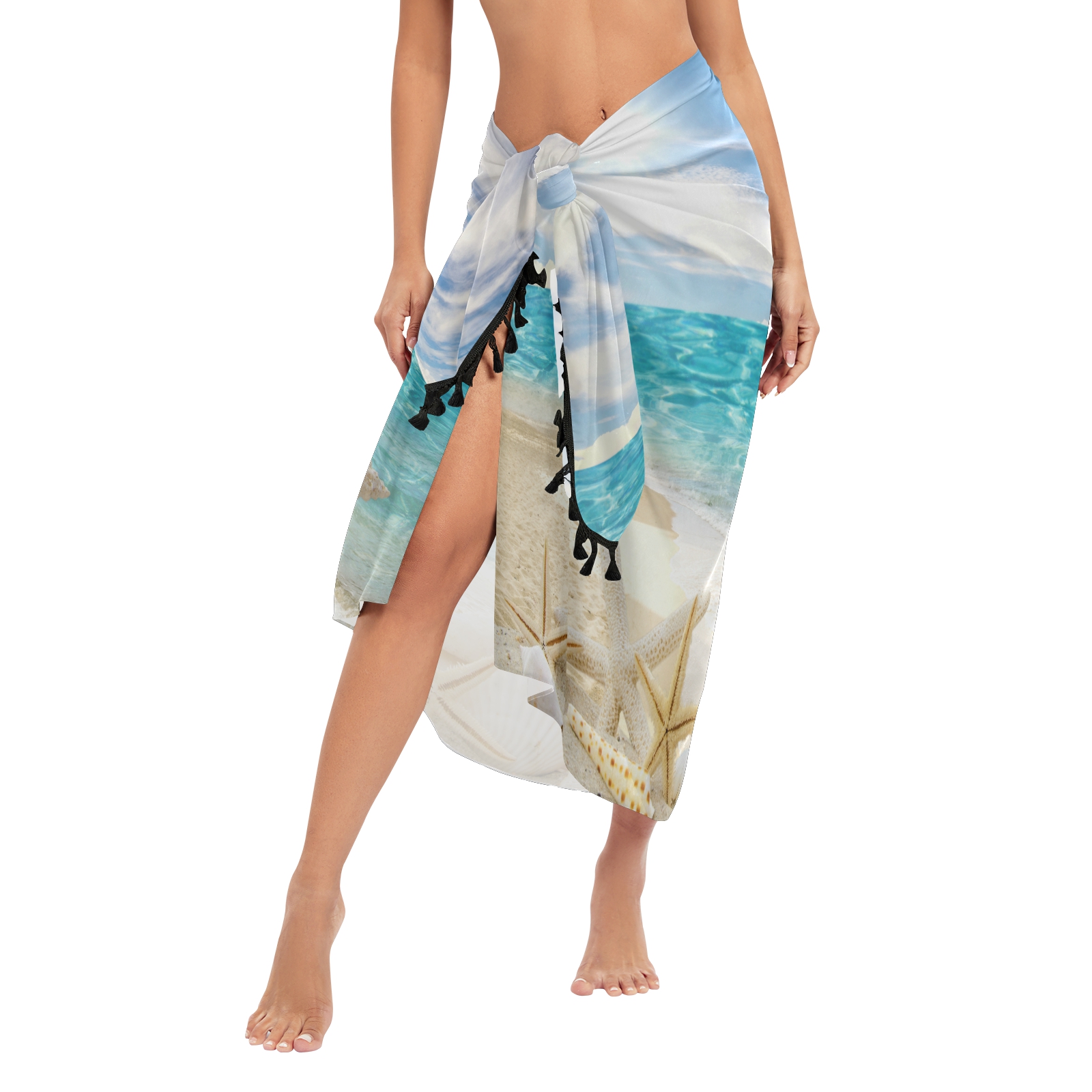 Sexy Women Chiffon Swimwear Pa - Kaftan Women Boho บทวิจารณ์และราคา