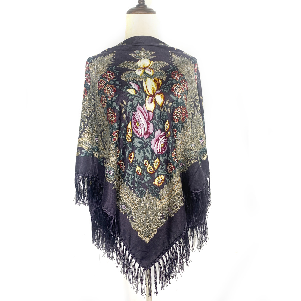 130*130cm Ethnic Style Russian - Winter Ethnic Fashion For Women บทวิจารณ์และราคา