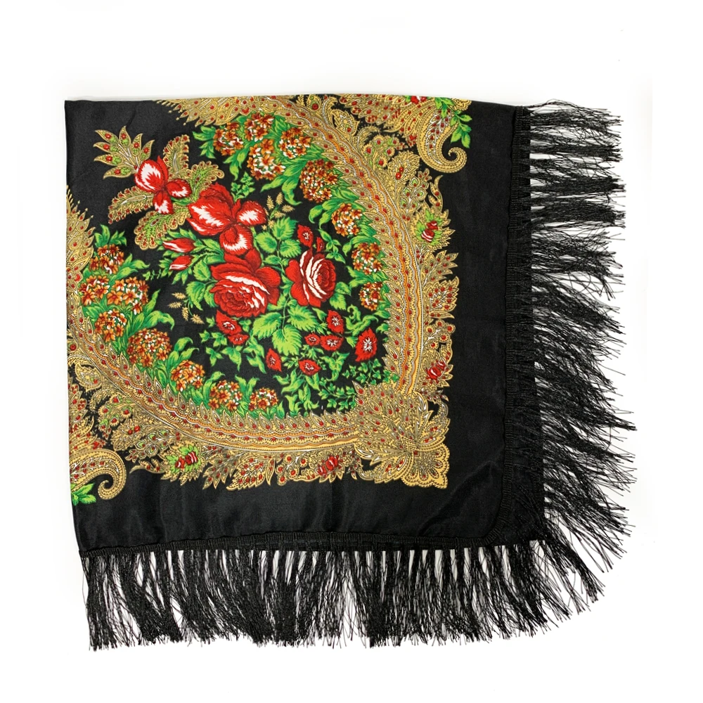 130*130cm Ethnic Style Russian - Winter Ethnic Fashion For Women บทวิจารณ์และราคา