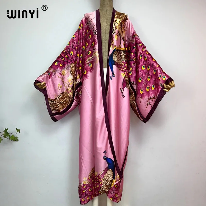 WINYI 2022 Summer Women Cardig - Kaftan Women Boho บทวิจารณ์และราคา