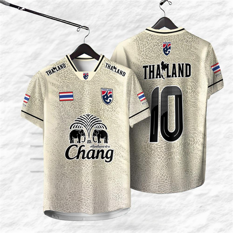 Thailand Number 10 Jersey T-sh - Thai Silk Blouse บทวิจารณ์และราคา