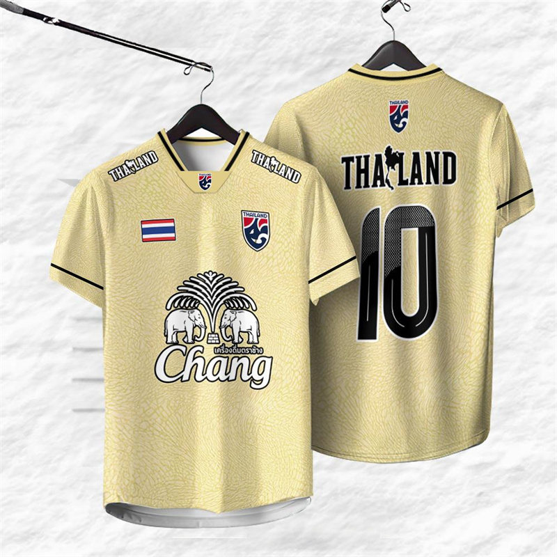 Thailand Number 10 Jersey T-sh - Thai Silk Blouse บทวิจารณ์และราคา