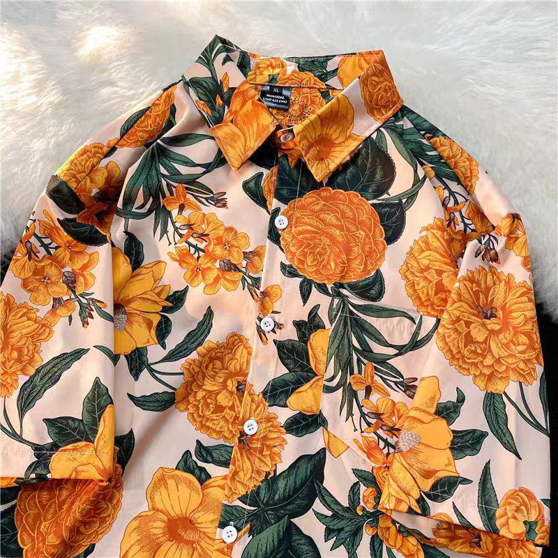Japanese Thai Retro Hawaii Ora - Thai Silk Blouse บทวิจารณ์และราคา