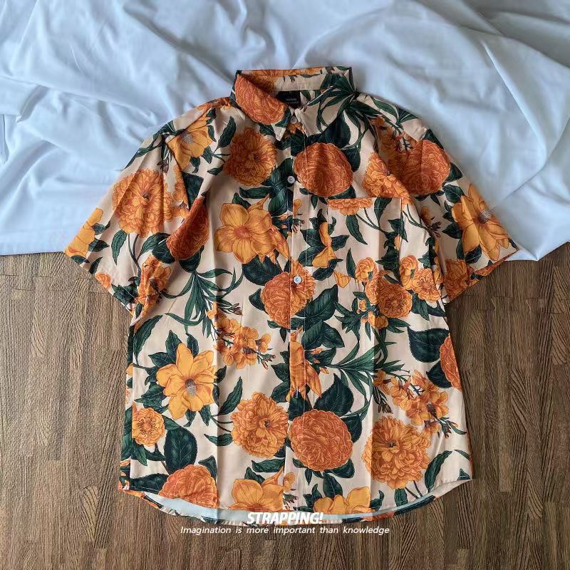 Japanese Thai Retro Hawaii Ora - Thai Silk Blouse บทวิจารณ์และราคา