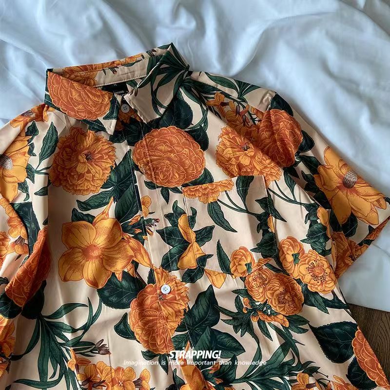 Japanese Thai Retro Hawaii Ora - Thai Silk Blouse บทวิจารณ์และราคา