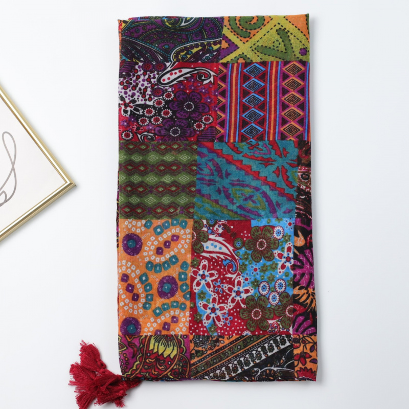 Ethnic Geometric Patchwork Bal - Ethnic Fashion Sale บทวิจารณ์และราคา