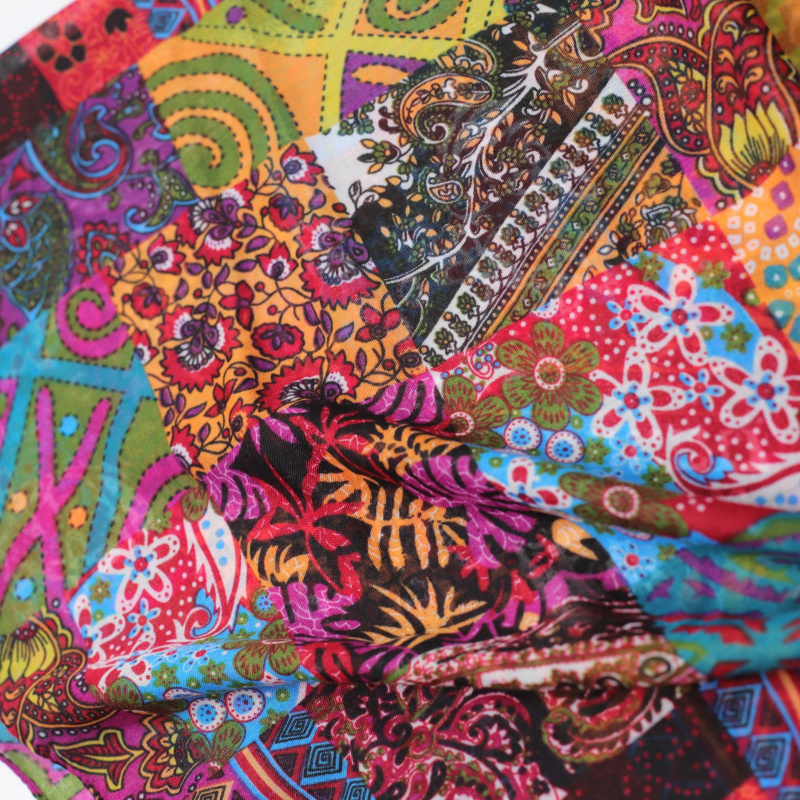 Ethnic Geometric Patchwork Bal - Ethnic Fashion Sale บทวิจารณ์และราคา