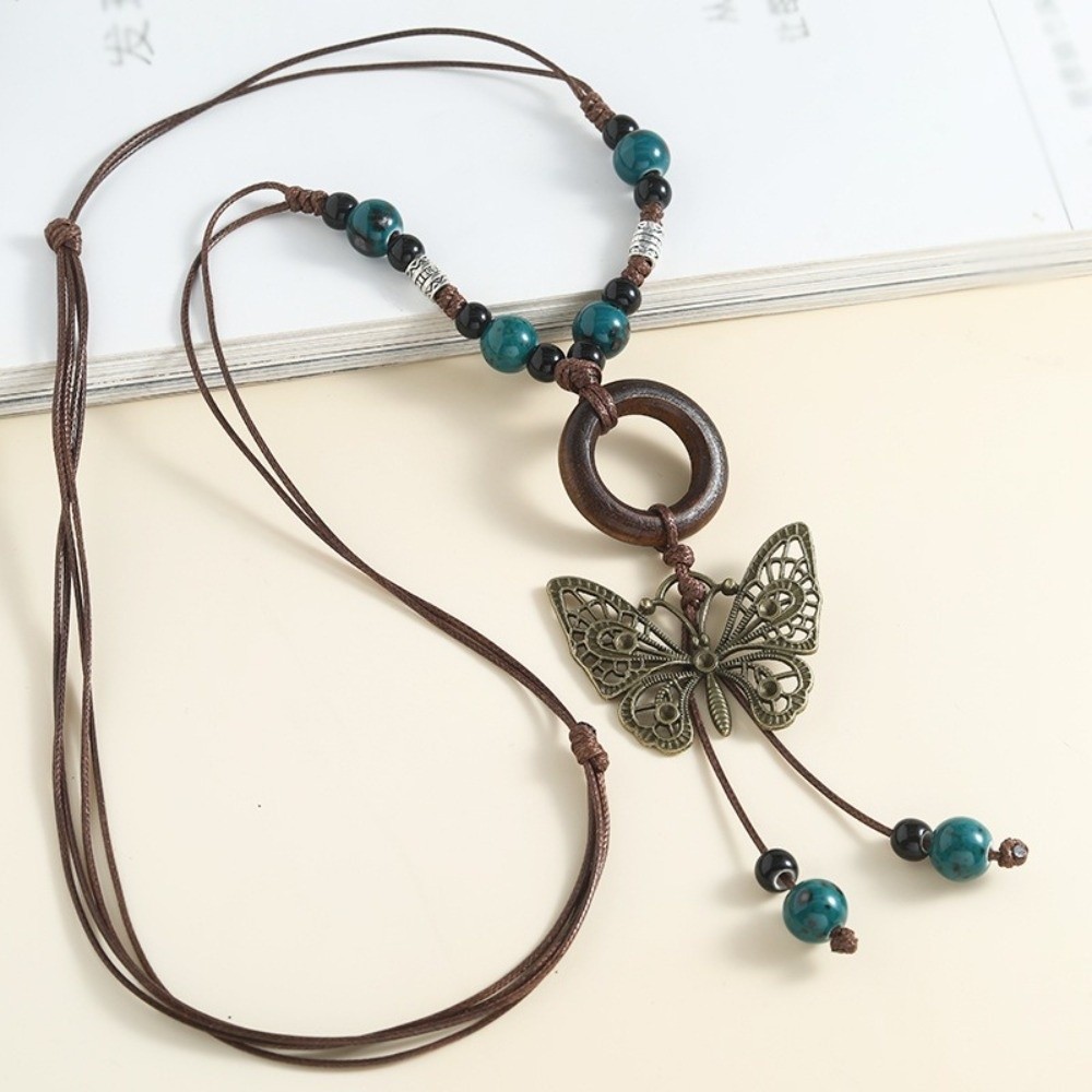 Ethnic Style Butterfly Pendant - Ethnic Wear Fashion Designer บทวิจารณ์และราคา